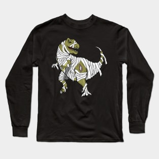 mummy haloween T Rex Long Sleeve T-Shirt